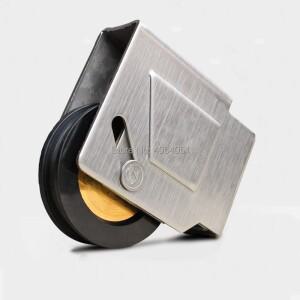 90-T 슬라이딩 문 플라스틱 스틸 스크린 창문 풀리 알루미늄 합금 황동 휠 무소음 롤러 트랙 하드웨어