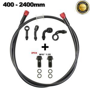 범용 M10 오토바이 강철 유압 브레이크 클러치 라인 호스 튜브 먼지 자전거 ATV 스쿠터 새끼 쿼드 이동 카