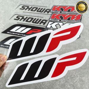 Motocross 오토바이 스티커 방수 포크 Kyb Wp 서스펜션 Showa 데칼 for Yamaha Honda Suzuki Ktm Kawasaki