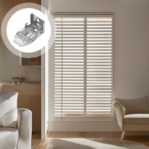 롤러 셔터 수직 창 블라인드 용 1pcs 장착 브래킷 알루미늄 플라스틱 하드웨어  설치 안정적