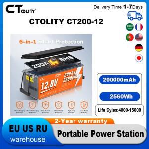 APC CTOLITY CT200-12 2056Wh 200000mAh 12.8V 휴대용 파워 스테이션 태양광 에너지 저장  캠핑 비상용