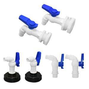 APC 60mm IBC 탱크 탭 어댑터 밸브 S60X6 거친 스레드 가든 빠른 연결 수도꼭지 1/2 3/4 