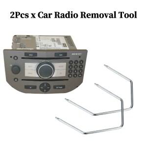 APC 오펠 300 CD 라디오 자동차 수리 분해 도구용 2개 스테레오 제거 키 추출 도구 체인저 핀
