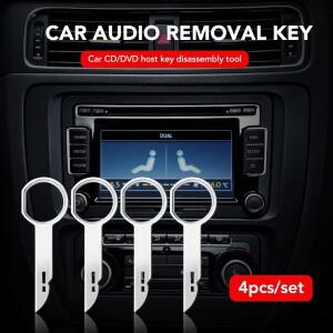 APC 스테레오 키 릴리스 핀 헤드 유닛 오디오 도구 라디오 CD DVD 제거 VW 아우디 테슬라용 실용적인 추출