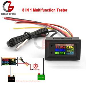 APC 8in 1 전압계 전류계 10A 20A 50A 100A 다기능 디지털 IPS 전압 전류 전력 에너지  전기  미터