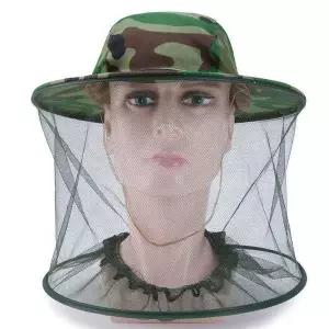 [셀러에이드]양봉 방충 모자 벌초모자 낚시 산 바다 낚시