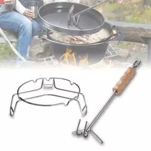 [콩심팥심]주물 오븐 스탠드 받침대 다용도 리드 주방용