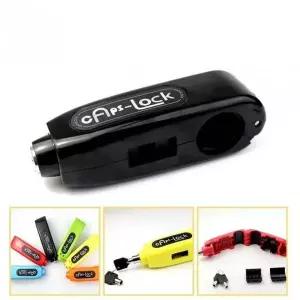 바이크 자전거 도난방지 핸들 잠금장치 보안락 색상랜덤