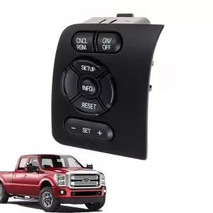 스티어링 휠 크루즈 컨트롤 스위치 버튼 포드 F250 F350 F450 F550 2011-2016 교체 BC3T-9E740-EEW 왼쪽