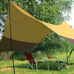 [콩심팥심]야외용 캠핑 타프 아웃도어 헥사 타프 그늘막 차박 방수 낚시