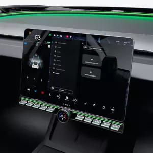 테슬라 모델 3 2020-2025 Y 2020-2024(AMD 시스템 전용)용 앰비언트 조명이 있는 사우뇨토 물리적 바로가기