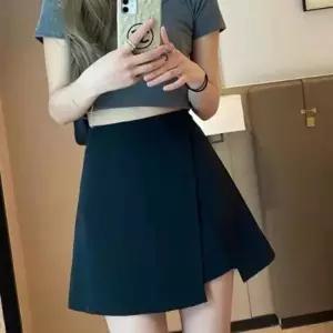 CCK182C여성 하이웨이스트 A라인 미니 스커트 팬츠_23967996