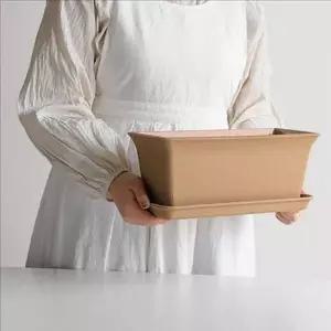 인테리어 직사각 화분 베이직 플라스틱 화분 텃밭 대형 세트 모던