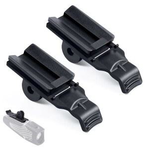 나이트라이더 루미나 및 마코 시리즈와 호환되는 드레유 2팩 자전거 라이트 마운트 어댑터, 헤드라이트 컴퓨터 헬멧 어댑터