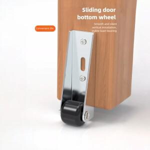 호환 슬라이딩 휠 무소음 수직 가구 이동 바퀴 베어링 나일론 지지대 문 처짐 방지 방향성 마모 도어 하단