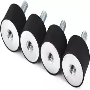 DS. 독특한 스타일의 상점용 고무 충격 흡수기 세트 4개의 솔레이터 마운트 M8 차량용 진동 방지 사일런트