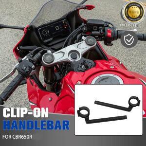 혼다 CBR650R R 2019-2024 2023 오토바이 포크 튜브 클립온 핸들바 그립
