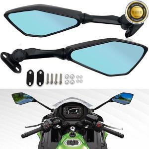 오토바이 백미러 검토 거울 가와사키 닌자 400 2018-2023 ZX6R 636 250 500 신제품