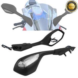 BMW S1000RR RR S 2019-2023 2022 LED 방향 지시등이있는 오토바이 백미러 라이트 후방카메라보기 사이드