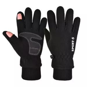 [무료배송] (싸더라) 방한 손가락 터치장갑 남성 기모소재