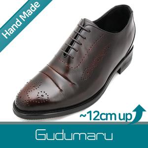 3.5cm~12cm 키높이 조절가능 천연면피소가죽 맞춤수제화 DS-22271(RB)