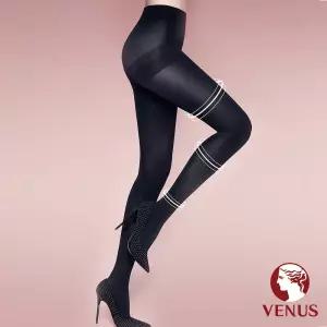 비너스 팬티 스타킹 85D 힙업 타이즈 여성 검정색 블랙 단계별 압박 불투명 고탄력 엉덩이 보정 VST8899