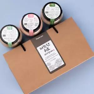 [화산수천일염]함초소금+히말라야 핑크소금+녹차소금 소금선물세트