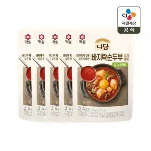 다담 바지락순두부 찌개 양념 130g x5개