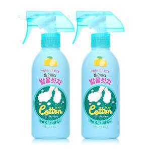 온더바디 발을씻자 풋샴푸 레몬민트 385ml 2개