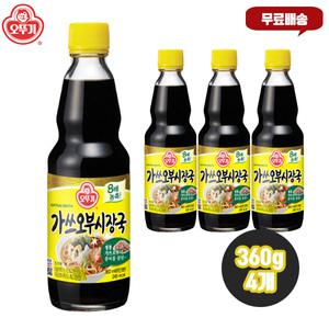 오뚜기 가쓰오부시장국 360ml 4개 무/배/우동