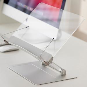 휴대용 투명 아크릴 독서대 고정형 북스탠드 책받침대 태블릿 거치대