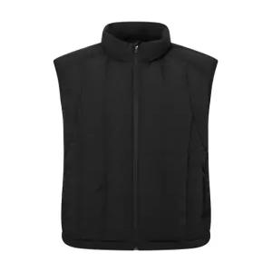 헤지스 골프 24FW [가격인하][ONLINE EXCLUSIVE][Afterhours캡슐] 블랙 남성 세로 퀼팅 패딩 베스트 HUJU4