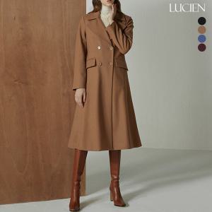 루시앙 리얼 울 캐시미어 블렌디드 실루엣 윈터 롱 코트 4종 택1