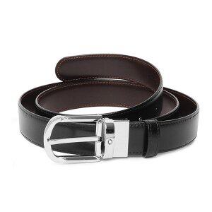 [몽블랑] 클래식 홀슈스 샤인 남성 양면벨트 111080