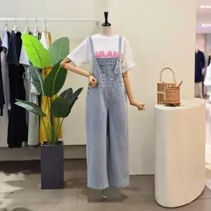 FM5C9PT5129_포켓 데님 오버롤 팬츠