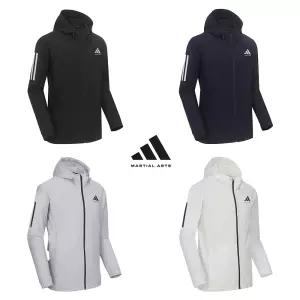 아디다스 컴뱃스포츠 마샬아츠 초경량 에어쿨링 후드 트레이닝 자켓 TR 140HS 남녀 여름용 슬림핏 상의