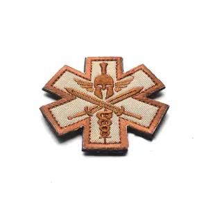 찍찍이 밀리터리 패치 와펜 스파르타 의무병ㅈ/와팬/패션/와펜패치/붙이는/군인/소품/옷/선물/뱃지/자수