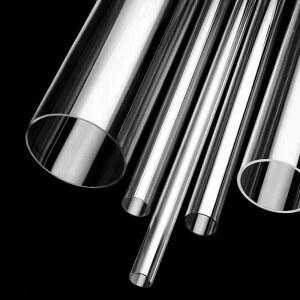 사각파이프 아크릴 투명 튜브 플렉시 유리 직경 16mm 18mm 20mm 22mm 24mm 25mm 어항 수족관 원형 수도관