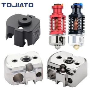 Red Lizard K1 Voron 압출 헤드에 적합한 3D 프린터 용 고품질 구리 가열 블록 및 양말