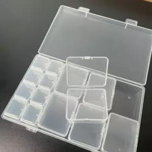 투명 비즈케이스 소 중 세트 비즈통 비즈공예재료 약통 알약케이스 비즈재료 약통케이스