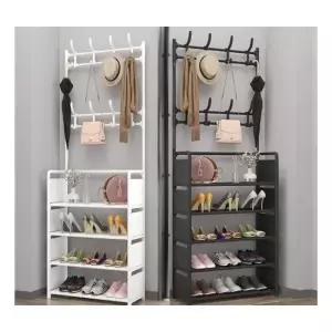 키밍 철제 스탠드 행거 4단 5단 옷걸이 신발장 조립식 행거커버 풀행거 철제행거