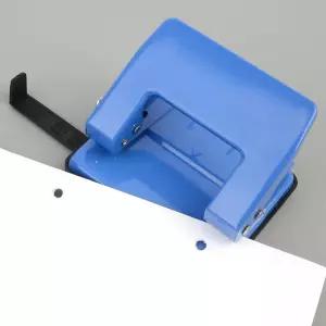 2공 펀치 펀칭기 블랙 블루 랜덤/문서/뚫기/어린이집/오피스/교무/학교/천공기/학원/교체/회사/페이퍼/서류