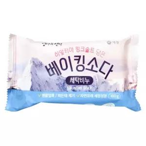 애경 엄마의선택 핑크솔트 베이킹소다 세탁 비누 180g/건물/고급/고체/세탁용/다목적/다용도/빨래/빨래용