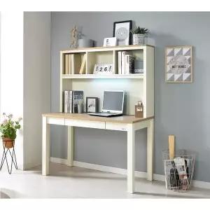 [아시안데코]데코라인 엔서 LED 책상 책장세트 1200(책상+책장) 방문설치