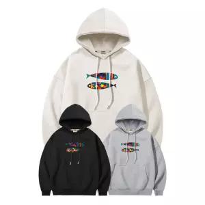 제네브 국내생산 특양 헤비 기모 후드티 컬러물고기/M-3XL까지