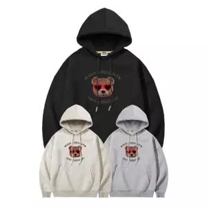 제네브 국내생산 특양 헤비 기모 후드티 하트베어/M-3XL까지