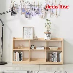 데코라인 코넬 원목 3단 1400 파티션 책장 DDR064C (착불)