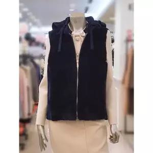 [미니멈] 세이브존03 미니멈 울 밍크 후드 베스트 AWMYDKRV1600A (S41116934)