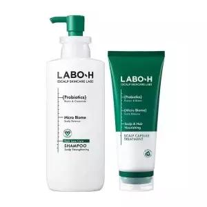 라보에이치 라보에이치 두피강화 샴푸 탈모증상완화 400ml+캡슐 트리트먼트 220ml