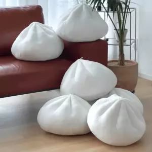 안고자는 낮잠 만두 쿠션 인형 베게 40cm